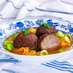 Gebackener Leberknödel